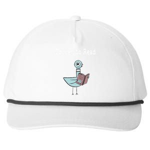 Driven To Read Pigeon Library Book Lover Snapback Five-Panel Rope Hat