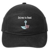 Driven To Read Pigeon Library Book Lover 7-Panel Snapback Hat