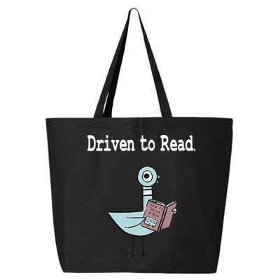Driven To Read Pigeon Library Book Lover 25L Jumbo Tote