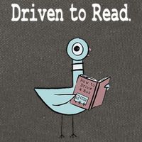 Driven To Read Pigeon Library Book Lover Cotton Canvas Backpack