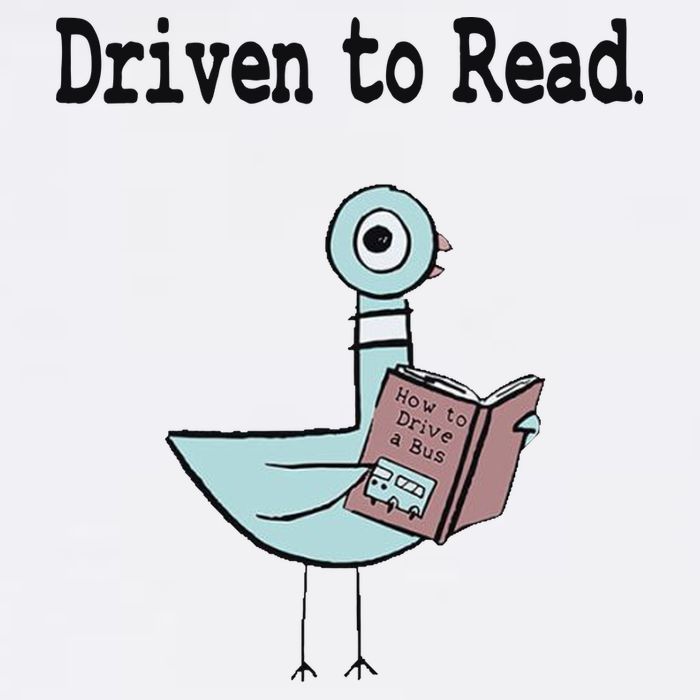 Driven To Read Pigeon Library Book Lover Cool Comfort Performance Bucket Hat