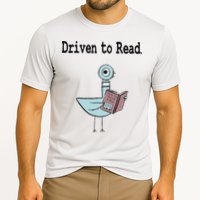 Driven To Read Pigeon Library Book Lover Performance Shirt
