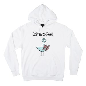 Driven To Read Pigeon Library Book Lover Hoodie