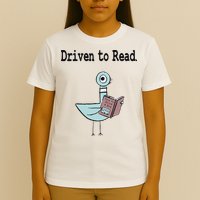 Driven To Read Pigeon Library Book Lover T-Shirt