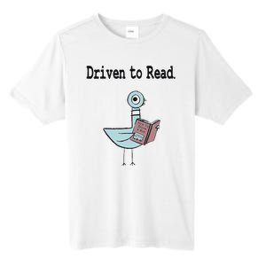 Driven To Read Pigeon Library Book Lover Tall Fusion ChromaSoft Performance T-Shirt