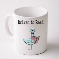 Driven To Read Pigeon Library Book Lover Mug