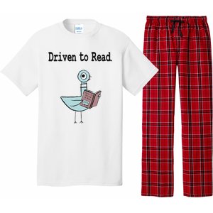 Driven To Read Pigeon Library Book Lover Pajama Set