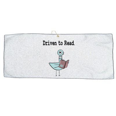 Driven To Read Pigeon Library Book Lover Large Microfiber Waffle Golf Towel