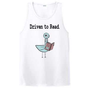 Driven To Read Pigeon Library Book Lover PosiCharge Competitor Tank