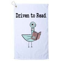 Driven To Read Pigeon Library Book Lover Golf Towel
