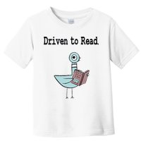 Driven To Read Pigeon Library Book Lover Toddler T-Shirt