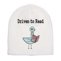Driven To Read Pigeon Library Book Lover Short Acrylic Beanie