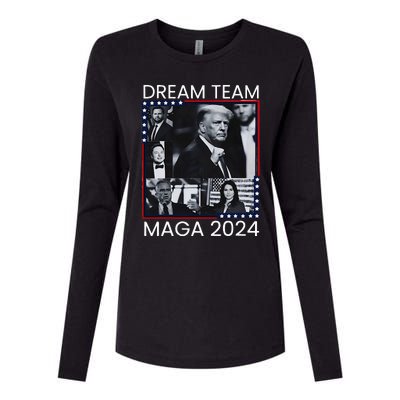 Dream Team Republican Trump Vance 2024 Womens Cotton Relaxed Long Sleeve T-Shirt