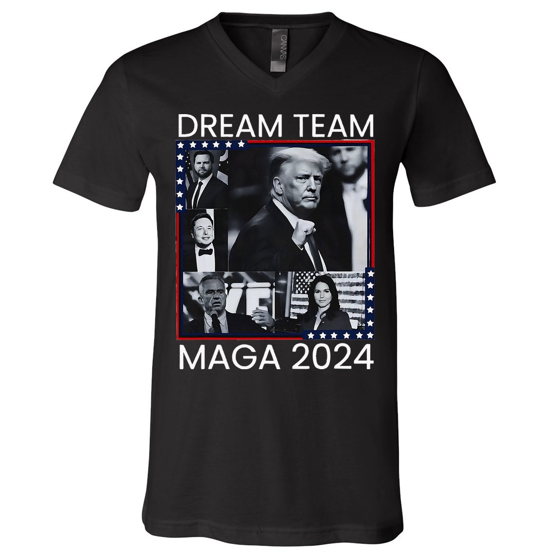 Dream Team Republican Trump Vance 2024 V-Neck T-Shirt
