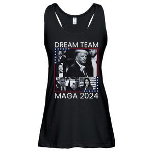 Dream Team Republican Trump Vance 2024 Ladies Essential Flowy Tank