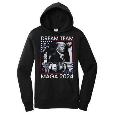 Dream Team Republican Trump Vance 2024 Women's Pullover Hoodie