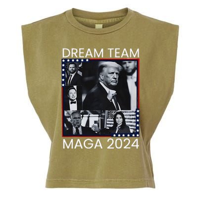 Dream Team Republican Trump Vance 2024 Garment-Dyed Women's Muscle Tee