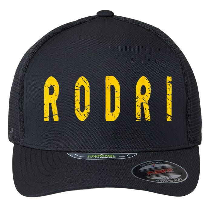 Distressed Team Rodri Surname Last Name Familia Proud Family Flexfit Unipanel Trucker Cap