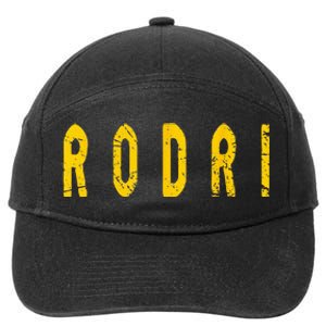 Distressed Team Rodri Surname Last Name Familia Proud Family 7-Panel Snapback Hat