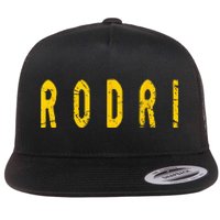 Distressed Team Rodri Surname Last Name Familia Proud Family Flat Bill Trucker Hat