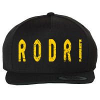 Distressed Team Rodri Surname Last Name Familia Proud Family Wool Snapback Cap