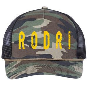 Distressed Team Rodri Surname Last Name Familia Proud Family Retro Rope Trucker Hat Cap