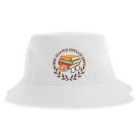 Drink Tea Read Books Be Happy Gift For Reading Books Sustainable Bucket Hat