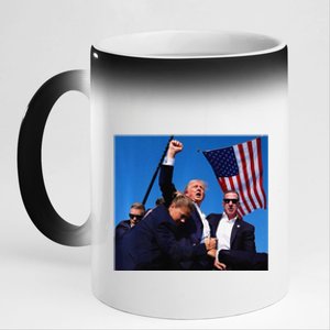 Donald Trump Rally Pray For President Trump God Bless Trump Premium 11oz Black Color Changing Mug