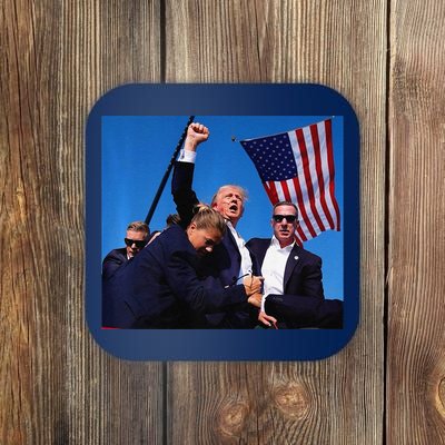 Donald Trump Rally Pray For President Trump God Bless Trump Premium Coaster