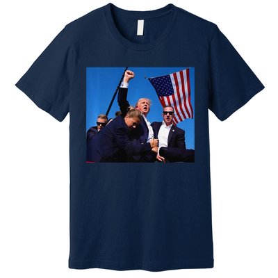 Donald Trump Rally Pray For President Trump God Bless Trump Premium Premium T-Shirt