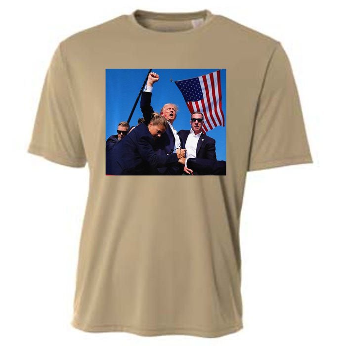 Donald Trump Rally Pray For President Trump God Bless Trump Premium Cooling Performance Crew T-Shirt