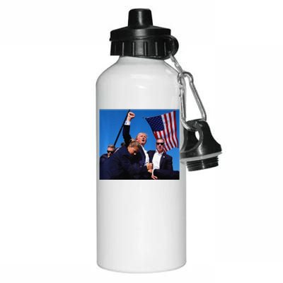 Donald Trump Rally Pray For President Trump God Bless Trump Premium Aluminum Water Bottle