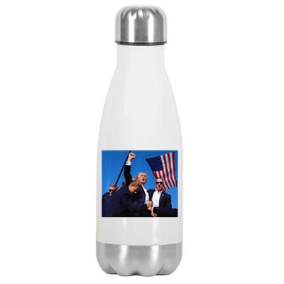 Donald Trump Rally Pray For President Trump God Bless Trump Premium Stainless Steel Insulated Water Bottle