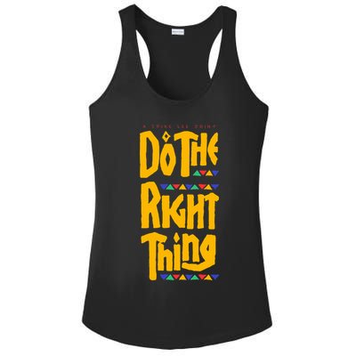 DO THE RIGHT THING Ladies PosiCharge Competitor Racerback Tank