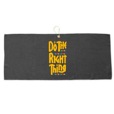 DO THE RIGHT THING Large Microfiber Waffle Golf Towel
