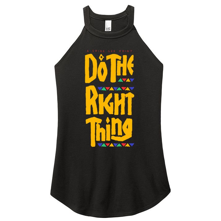 DO THE RIGHT THING Women's Perfect Tri Rocker Tank