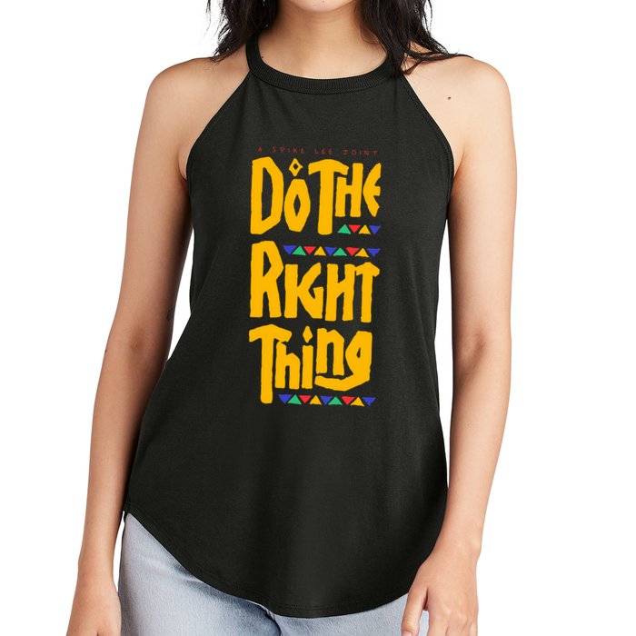 DO THE RIGHT THING Women's Perfect Tri Rocker Tank