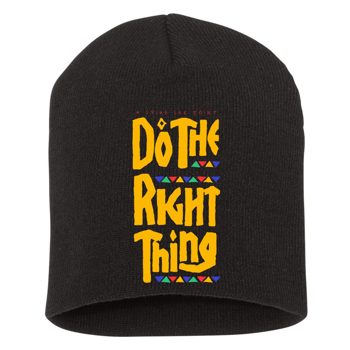 DO THE RIGHT THING Short Acrylic Beanie