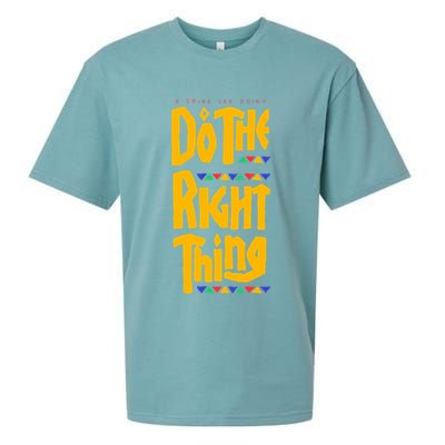 DO THE RIGHT THING Sueded Cloud Jersey T-Shirt