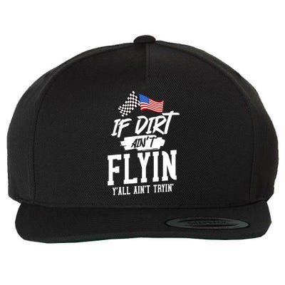 Dirt Track Racing Sprint Car Racing Wool Snapback Cap