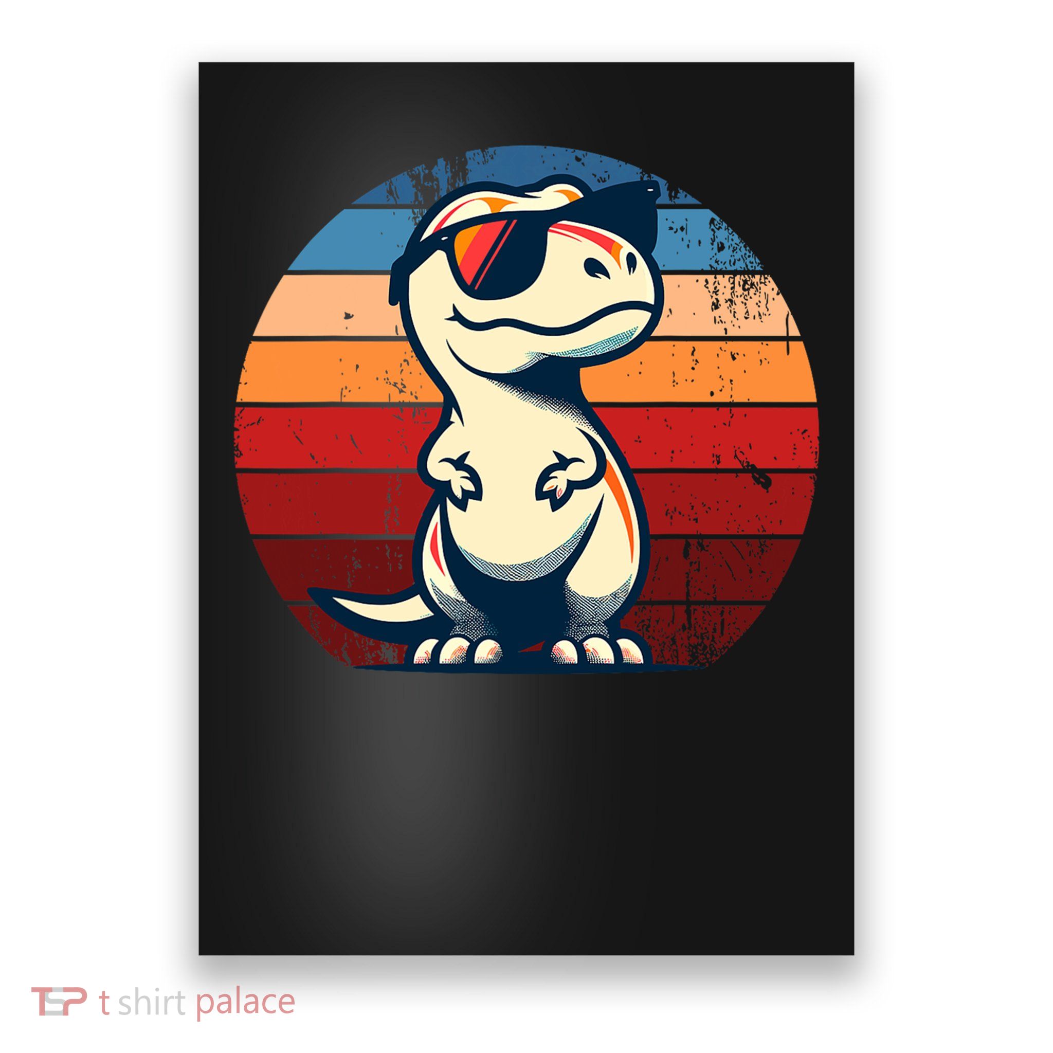 Dinosaur T Rex Retro Novelty Men Kids Women Funny Dinosaur Poster