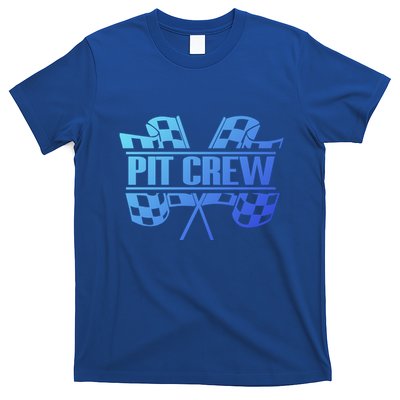 Dirt Track Racing Pit Crew Race Car Team Checker Flag Meaningful Gift T-Shirt