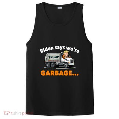 Donald Trump Rides A Garbage Truck PosiCharge Competitor Tank