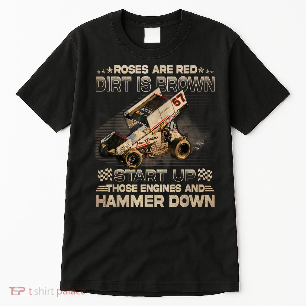 Dirt Track Racing Kyle Larson Champion Sprint Car Tall T-Shirt