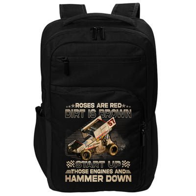 Dirt Track Racing Kyle Larson Champion Sprint Car Impact Tech Backpack