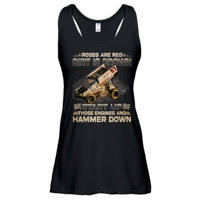 Dirt Track Racing Kyle Larson Champion Sprint Car Ladies Essential Flowy Tank