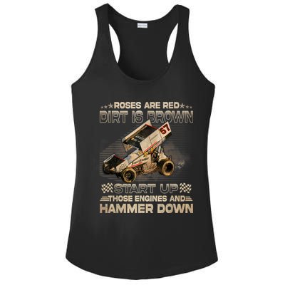 Dirt Track Racing Kyle Larson Champion Sprint Car Ladies PosiCharge Competitor Racerback Tank