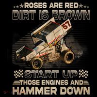 Dirt Track Racing Kyle Larson Champion Sprint Car Poster