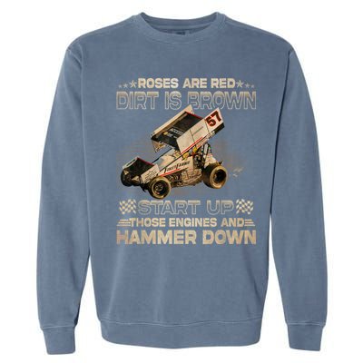 Dirt Track Racing Kyle Larson Champion Sprint Car Garment-Dyed Sweatshirt