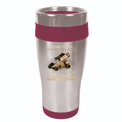Dirt Track Racing Kyle Larson Champion Sprint Car 16oz Travel Tumbler